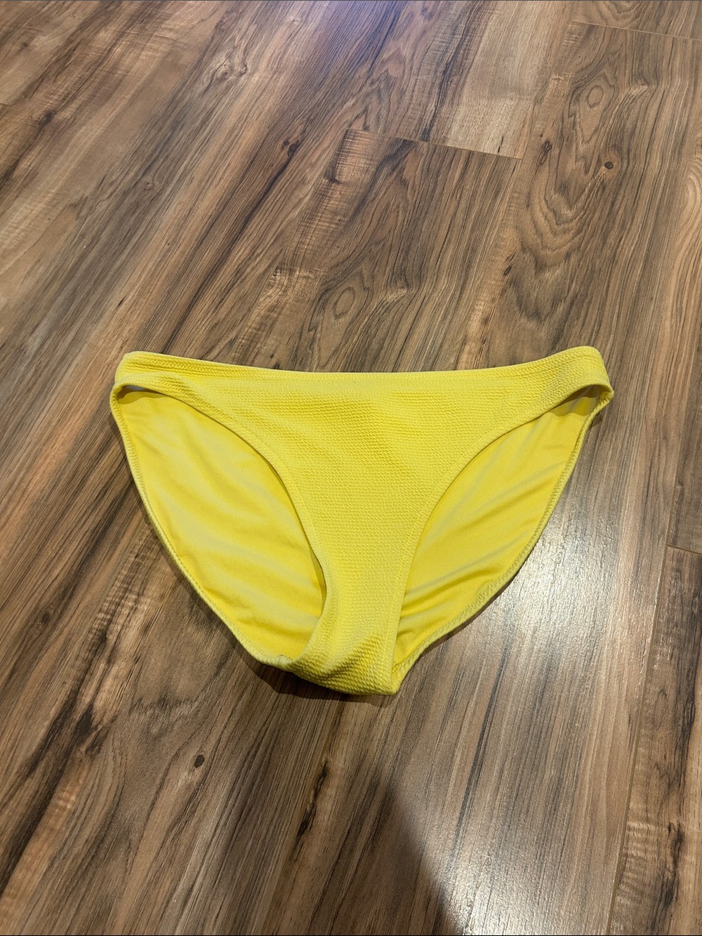 Old Navy Yellow Textured Bikini Bottoms